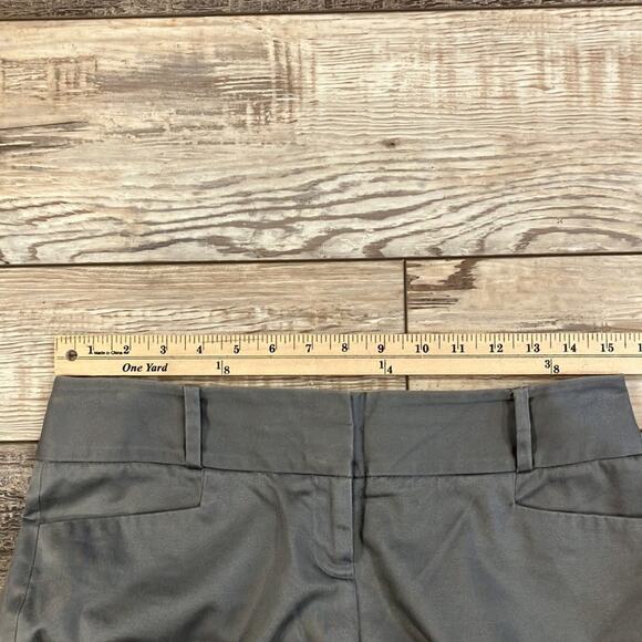 THE LIMITED Grey Sleek Mid Rise Straight Leg Dress Pants Size 4 - Picture 6 of 9